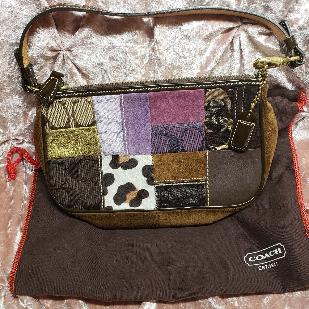 Coach Patchwork Wristlet